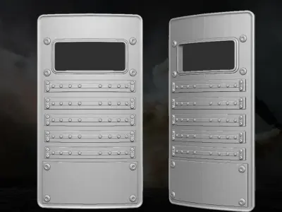 Commando Shield 3D printable file for Action Figures 3D print model
