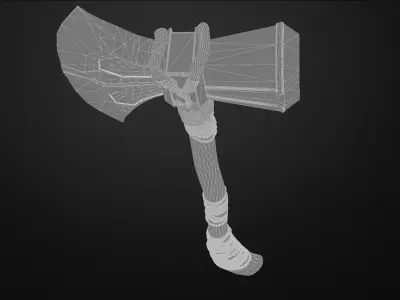 THOR AXE HOT Low-poly 3D model
