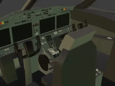 Boeing 737-800   3D model Generic livery Low Poly Low-poly 3D model