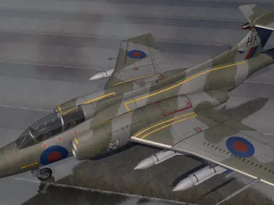 Blackburn Buccaneer S Mk-1 3D model