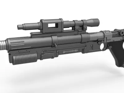 Blaster A-180 from Star Wars 3D model