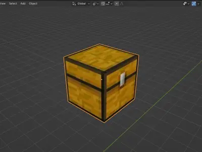 Minecraft blocks Free low-poly 3D model