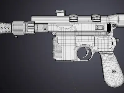 DL-44 Blaster 3D model