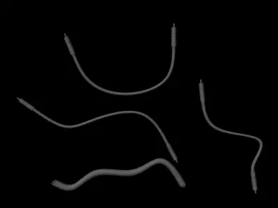 Cables untextured Free 3D model