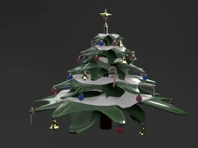 Christmas Tree 3D Free 3D model