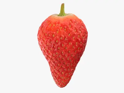 Strawberry Without Stem 03 3D model