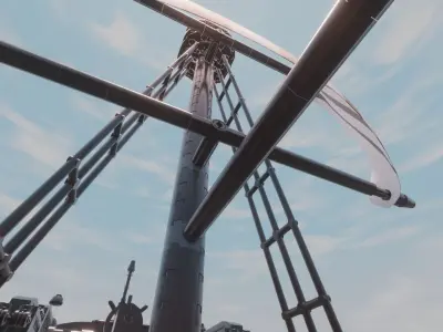 LEGO - FRENCH SLOOP - PETITE LIBERTE - Rogue Film Productions 3D model