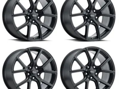 Voxx Lumi Wheel Feather Forged Matte Black Mustang 3D model