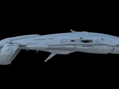 Space Liner 3D model
