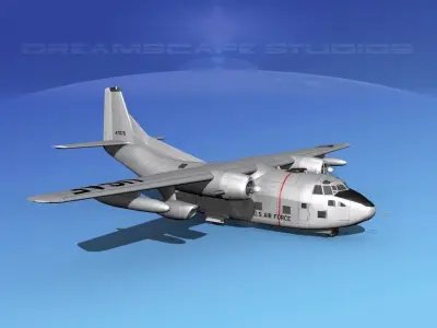 Fairchild C-123K Provider V01 3D model