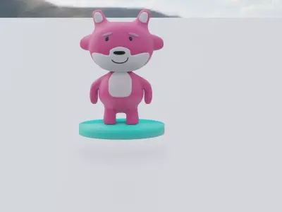 3d teddy bear model 3D model