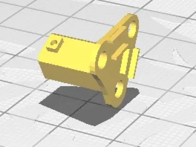 DJI Mini 3 Front Motor Arm Shaft Hinge 3D print model