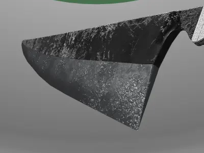 Ichigo Kurosaki zampaktou Low-poly 3D model