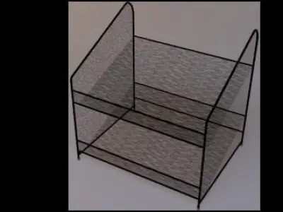 Shoe-Rack Metal Free 3D model