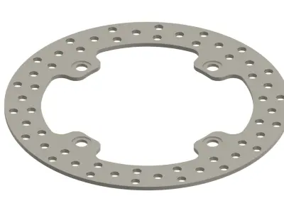 Brake disc TRW MST201 3D model