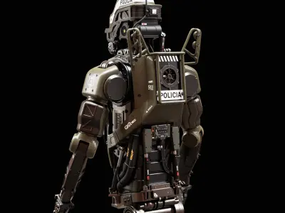 Polical Robot 3D model