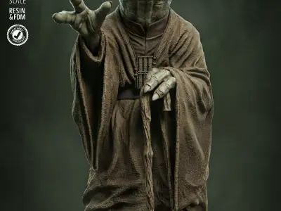 STAR WARS Yoda Bust 3D print model