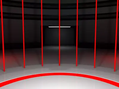 Sci Fi Room 3D model 86