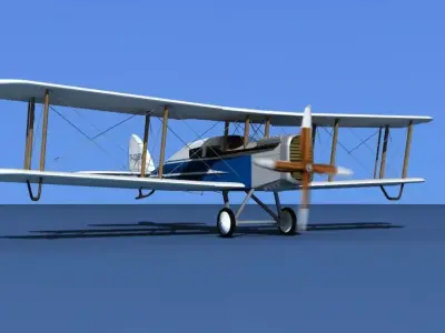 Airco DH-4 Everette Air Transport 3D model