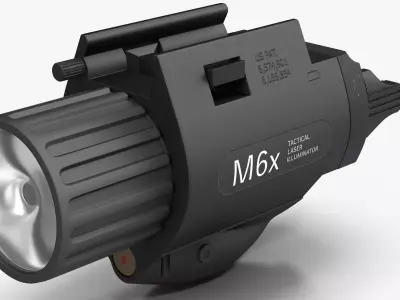 EOTech M6X TLI Low-poly 3D model