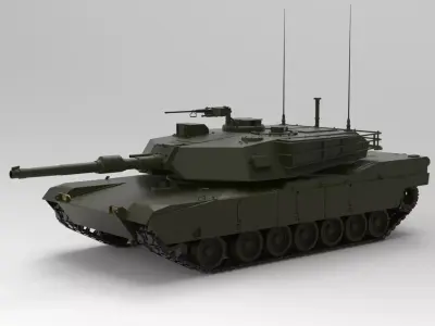 M1 Abrams 3D model