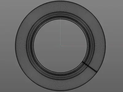 Sports Car Tyre 3D model