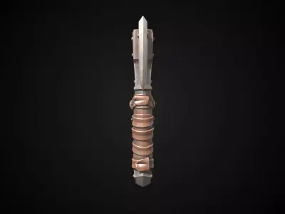Stylized Orc Sword - Hellgrip - Game Ready 3D model