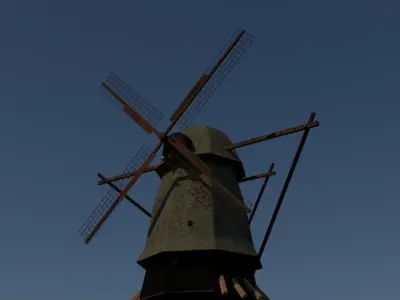 Old Dutch Mill 3D model