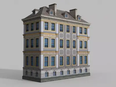 European Building 02 3D model