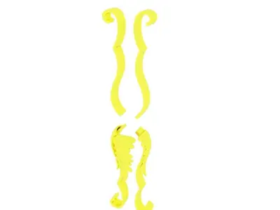 Gold thing 3D model