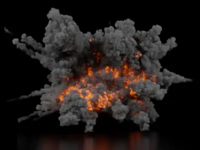 Grenade Explosion 3D model