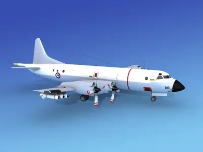 Lockheed P-3 Orion New Zealand 3D model