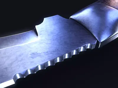 Kukri Knife Free 3D model