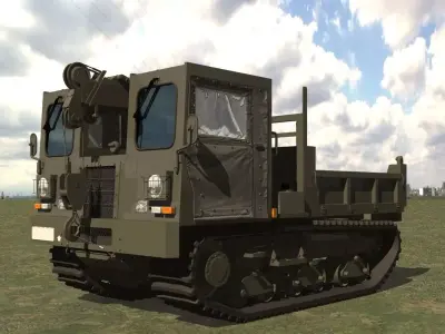 JGSDF Material carrier 2set 3D model