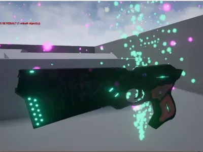 Dominator from Psycho pass Low-poly 3D model