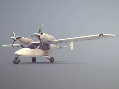 Accord-201 Default Livery Low-poly 3D model