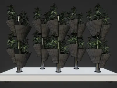 Snail Flower Pot Free 3D model