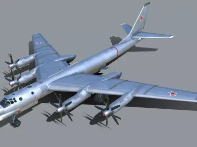 Tupolev Tu-95K Bear-B 3D model