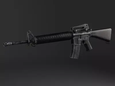 M16 A3 rifle 3D model