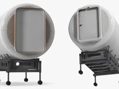 NASA Space Hygiene Module Mobile 3D model