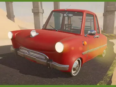 car carton Free 3D model