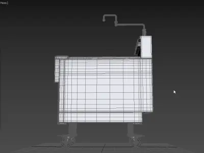 Commercial Pasta Cookers Rinse Station Pitco SSRS14 3D model