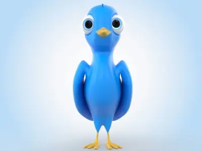Blue Bird 3D model