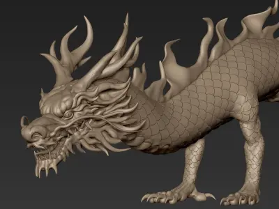 Asian Dragon 3D model