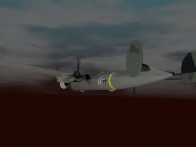 ME 1075 America Bomber 3D model