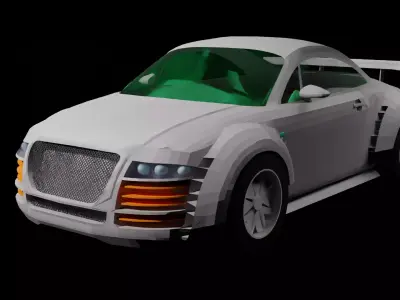 Audi TT Hyperpunk bodykit FREE Free low-poly 3D model
