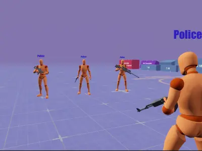 Kit With 40 Lowpoly Weapons Low-poly 3D model