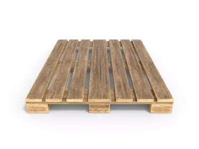 Wooden Pallet 2 Low-poly 3D model