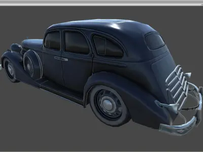 ZIS 101 A  - low poly  Low-poly 3D model