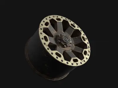 Car Rim Free low-poly 3D model